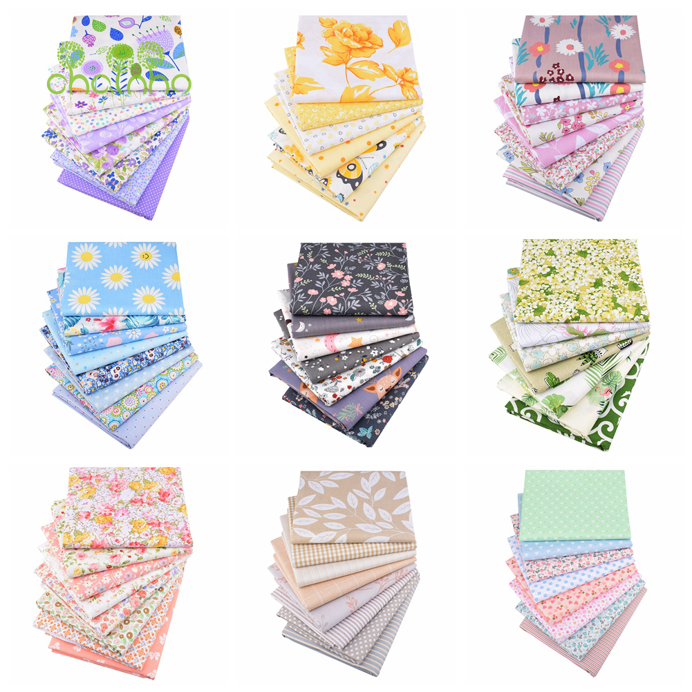 Sewing Textiles - Chainho,Printed Twill Weave Cotton Fabric,DIY Sewing