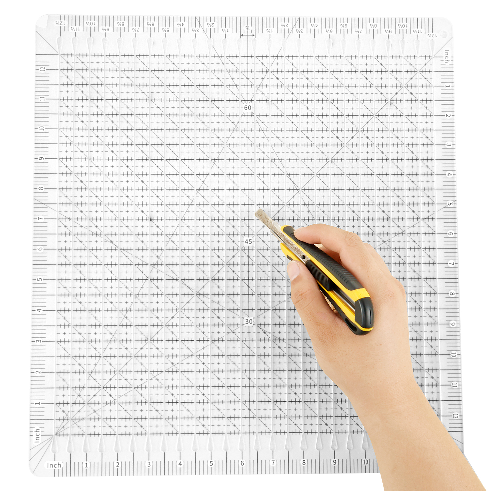 Quilting Ruler Square - Quilting Ruler 12 x 12 Inches
