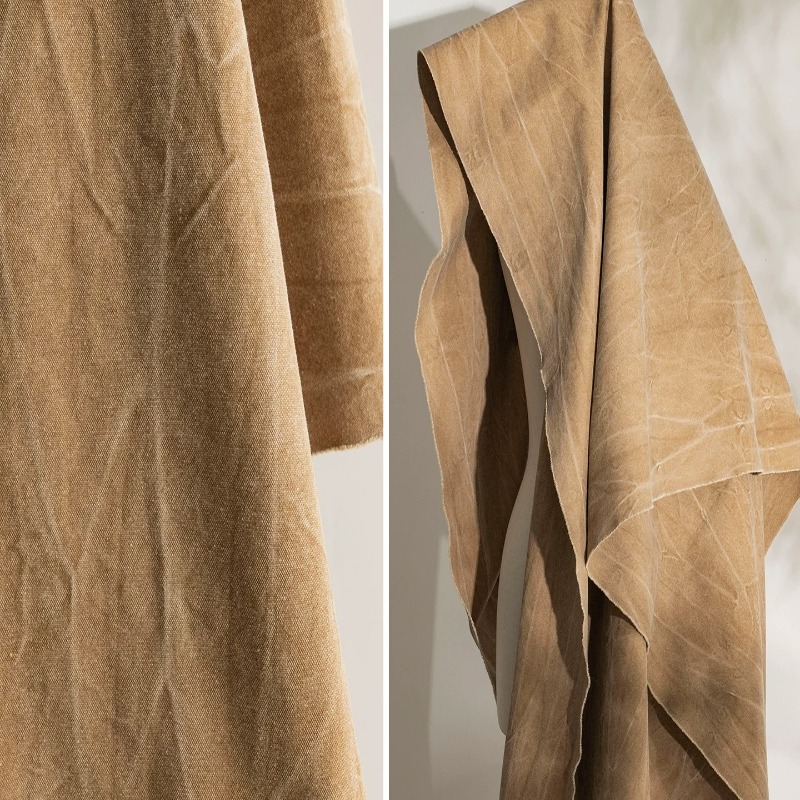 Sewing Tie Dye - Cotton Tie Dye Fabric Khaki Vintage