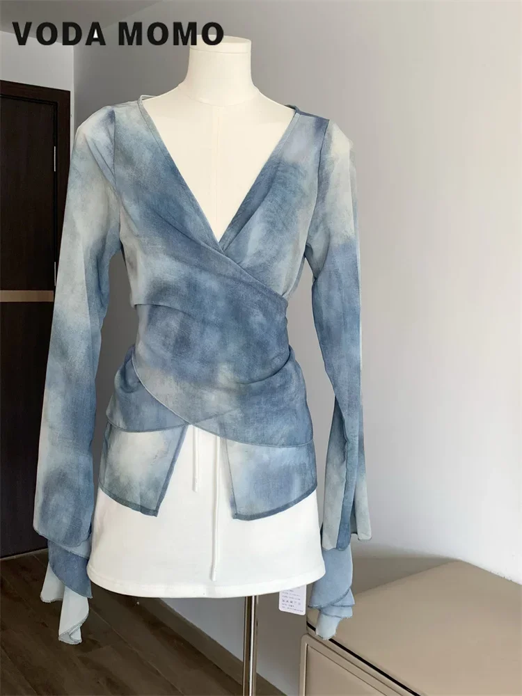 Sewing V - Vintage V-Neck Summer Elegant Korean Office