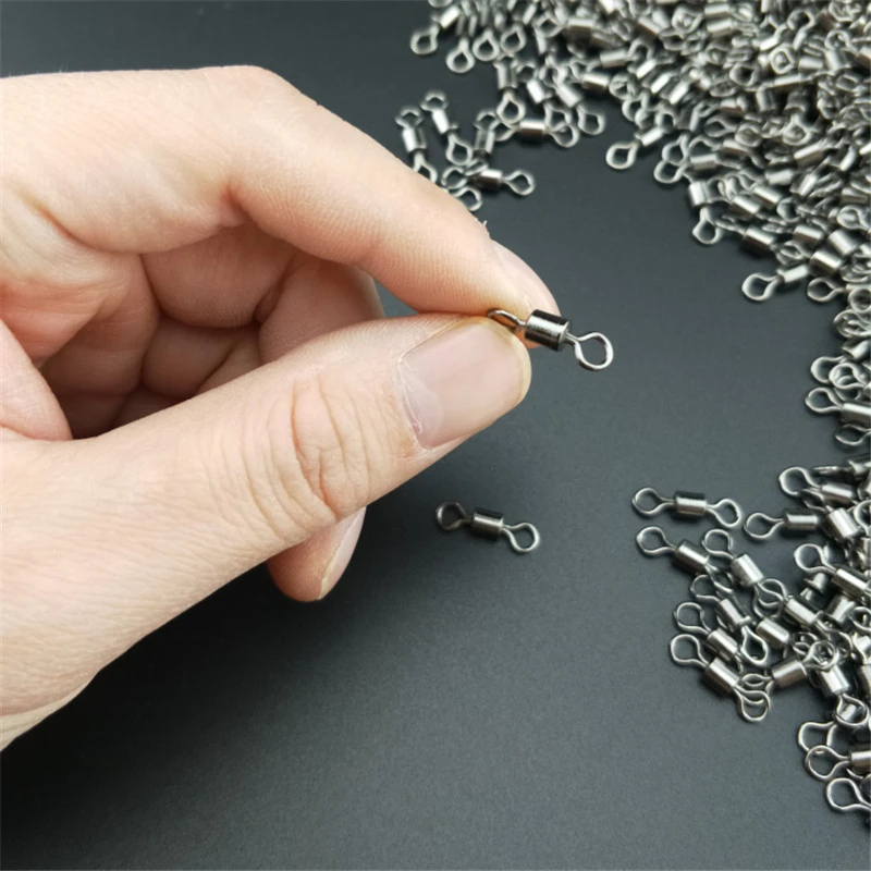 Snap Button Plier - Eight-character Rotating Ring Fishing Accessory 100pcs/set