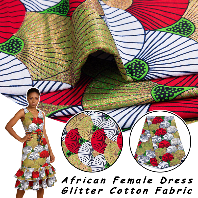 Sewing Batik - 1/3 Yard Bronzing New Quality African