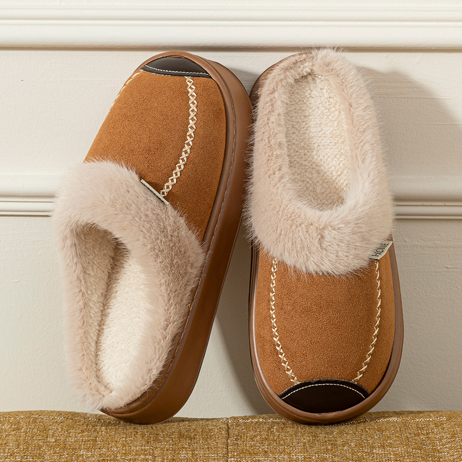 Sewing House - Fashion Women Slippers Winter Soft Thick
