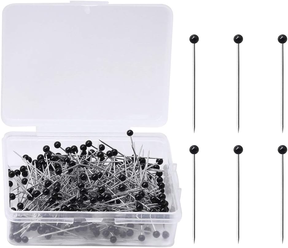 Sewing Production - 250 Pcs Black Glass Head Sewing
