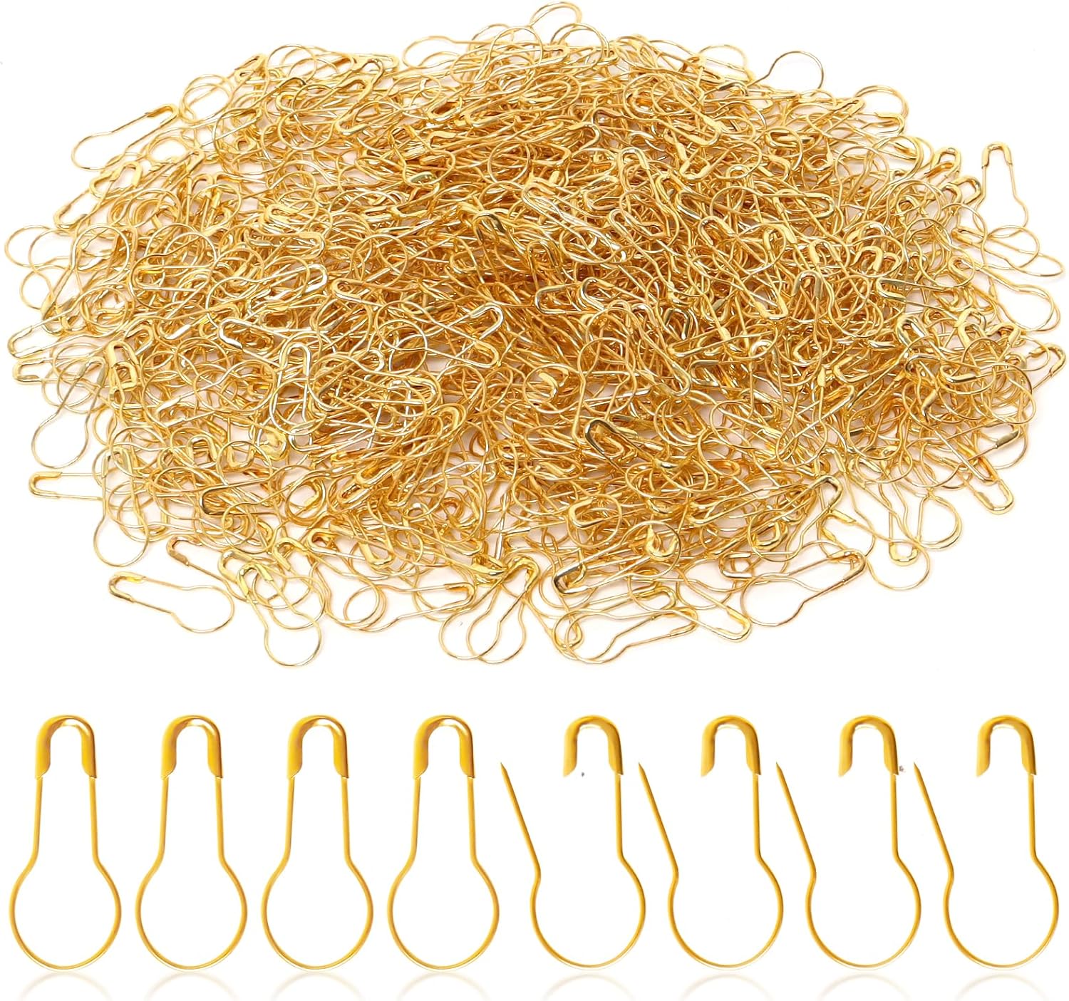 Sewing Production - 1000 Pcs 22mm Gold Safety Pins