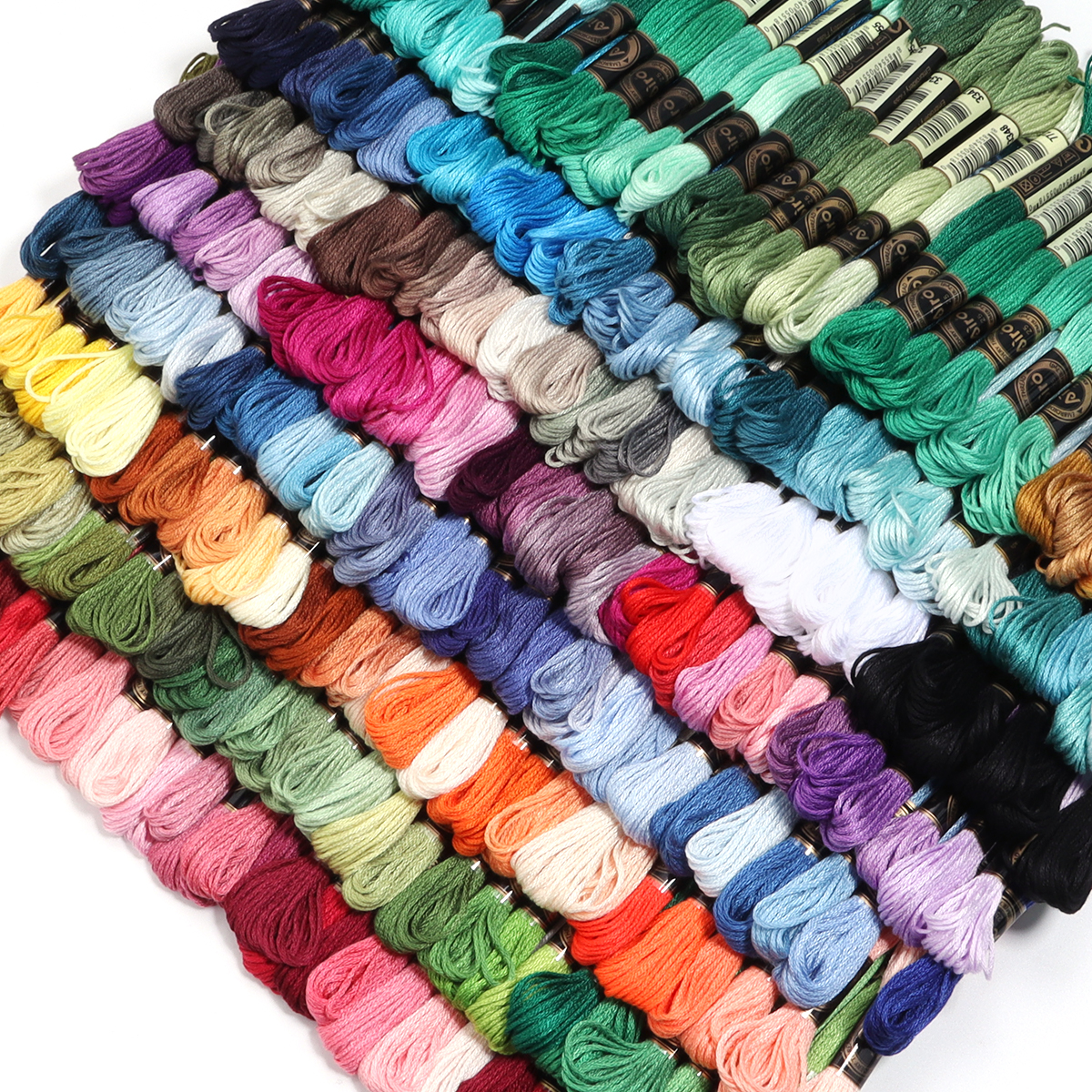 Embroidery Floss Thread - 6Pcs/Lot Multicolor Polyester Embroidery Thread Cross