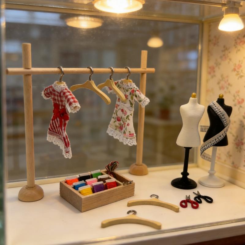 Dress Form Mannequin - 1:12 Scale Mini Dress Form Mannequin