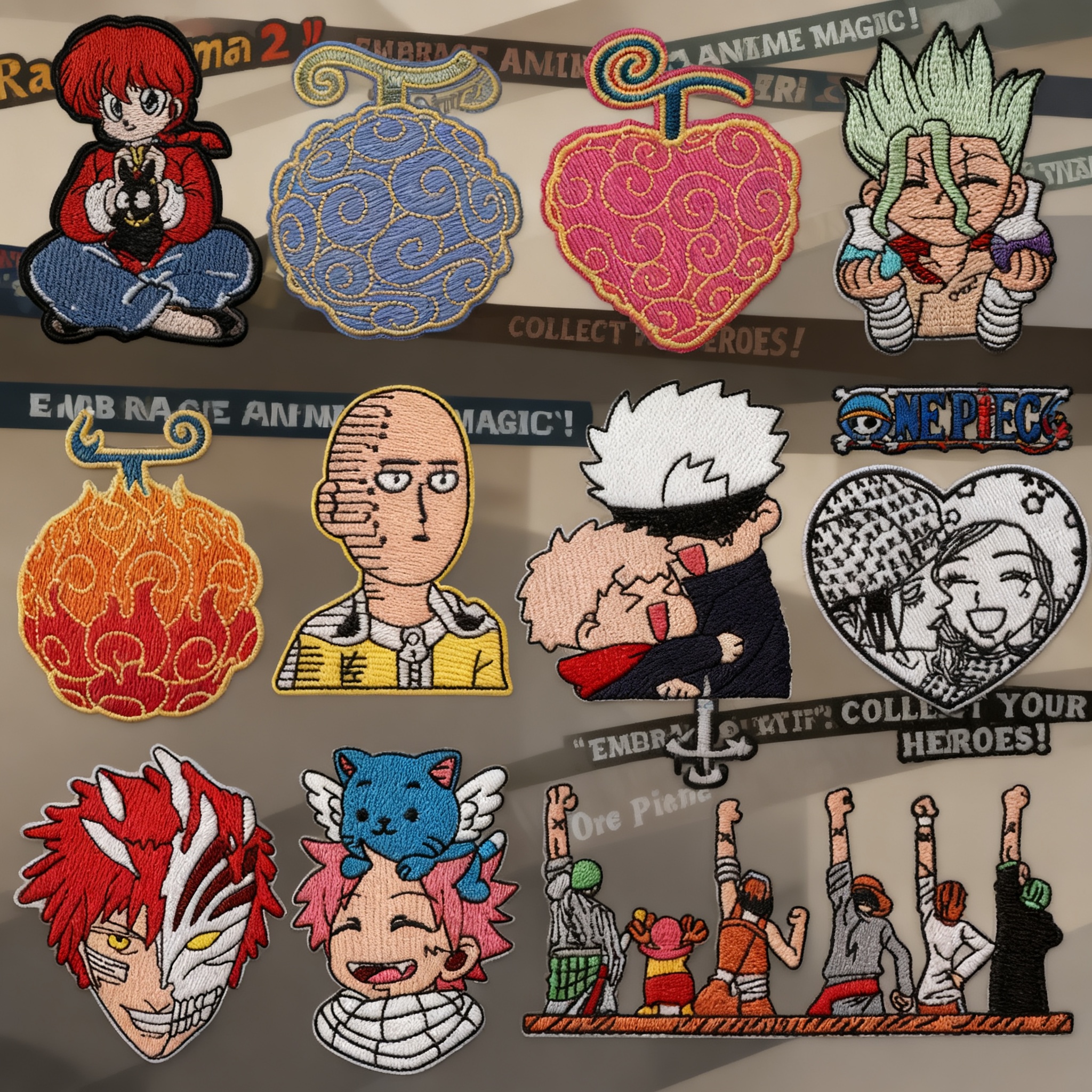 Iron On Patch - Anime Devil Fruit Iron On Patches