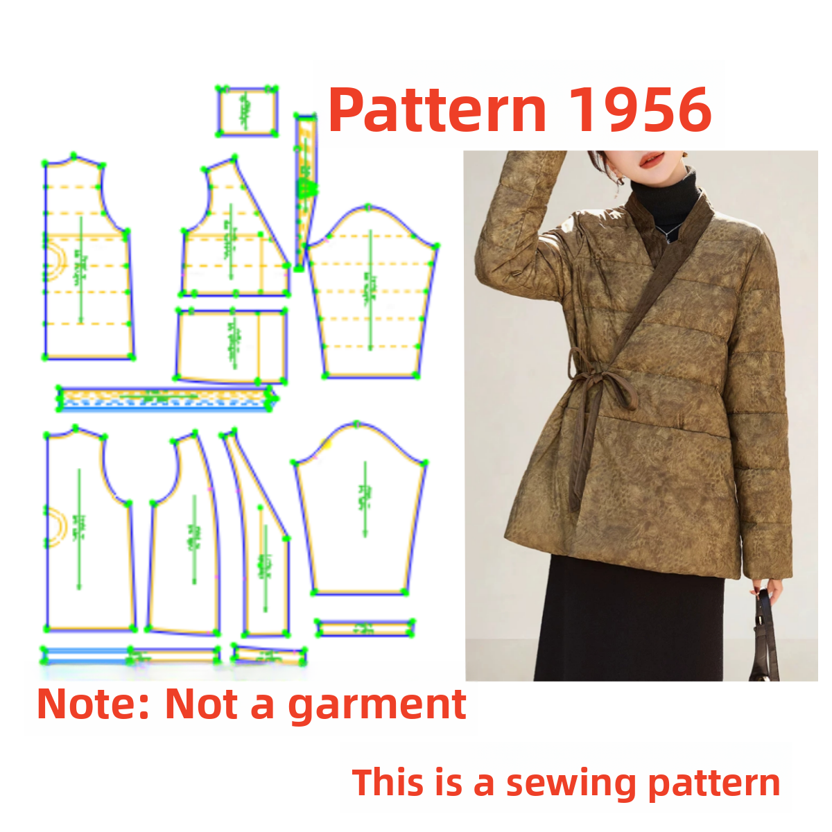 Sewing V - New Chinese Sle V-ne Warmth Preserving