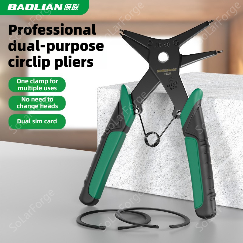 Snap Button Plier - Snap Ring Plier Type Circlip Pliers