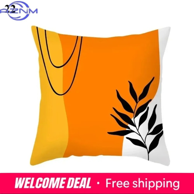 Boho Orange Abstract Cushion C - Century Textile & Sewing Supply Online Shopping incelemesi ve fiyatı