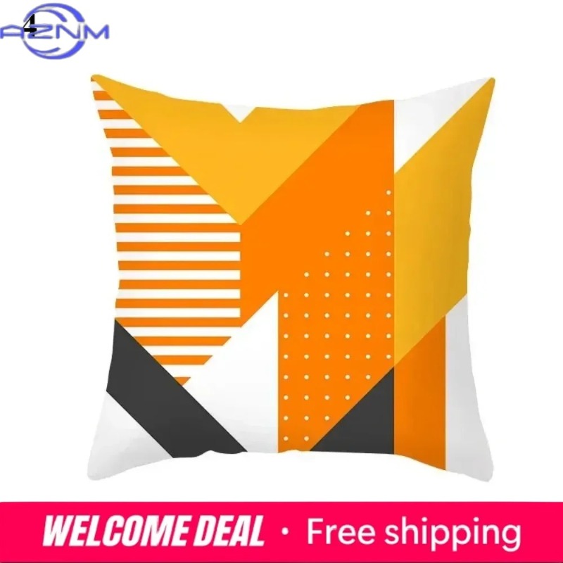 Boho Orange Abstract Cushion C - Century Textile & Sewing Supply Online Shopping incelemesi ve fiyatı