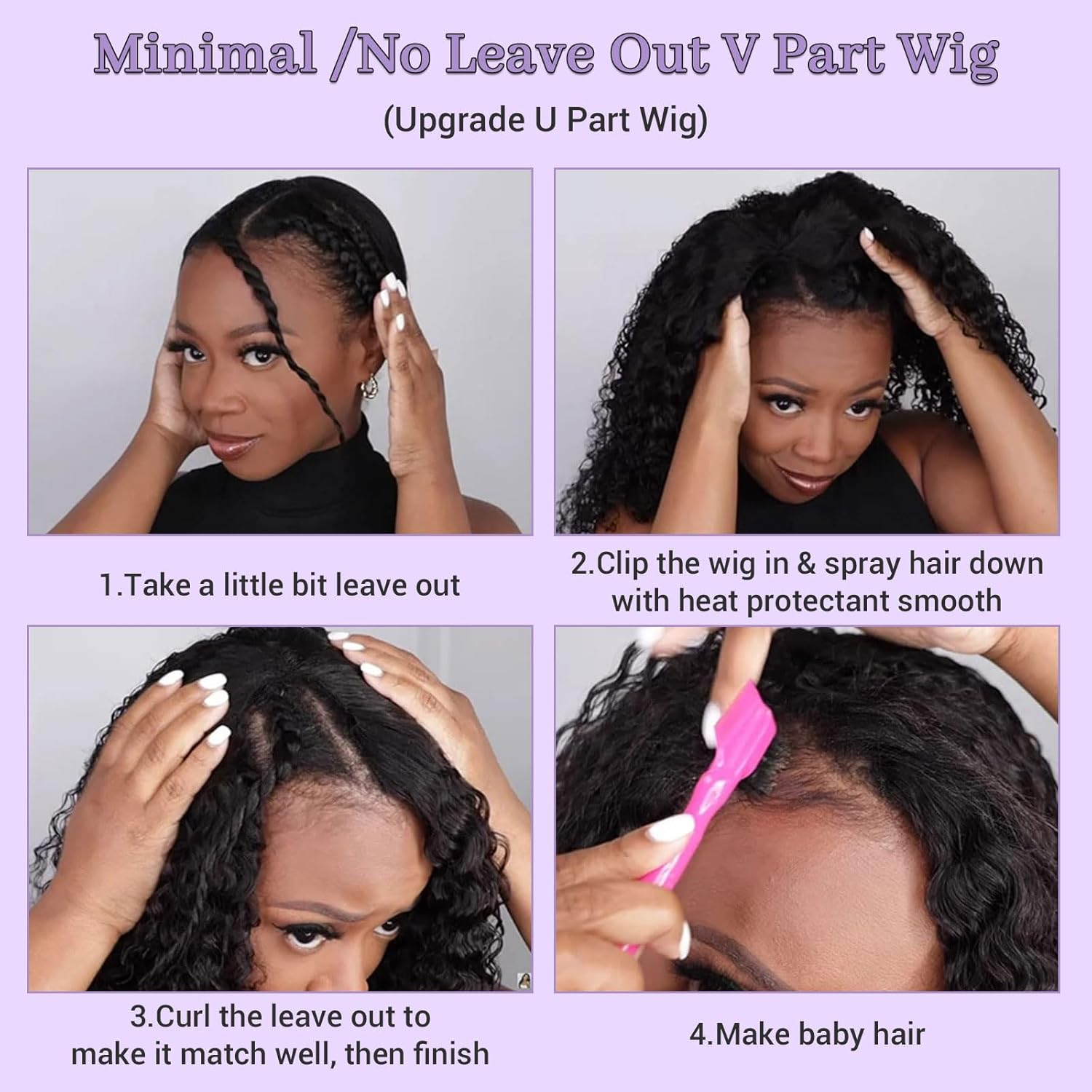 Deep Wave V Part Wig Human Hai - Sewing V incelemesi ve fiyatı