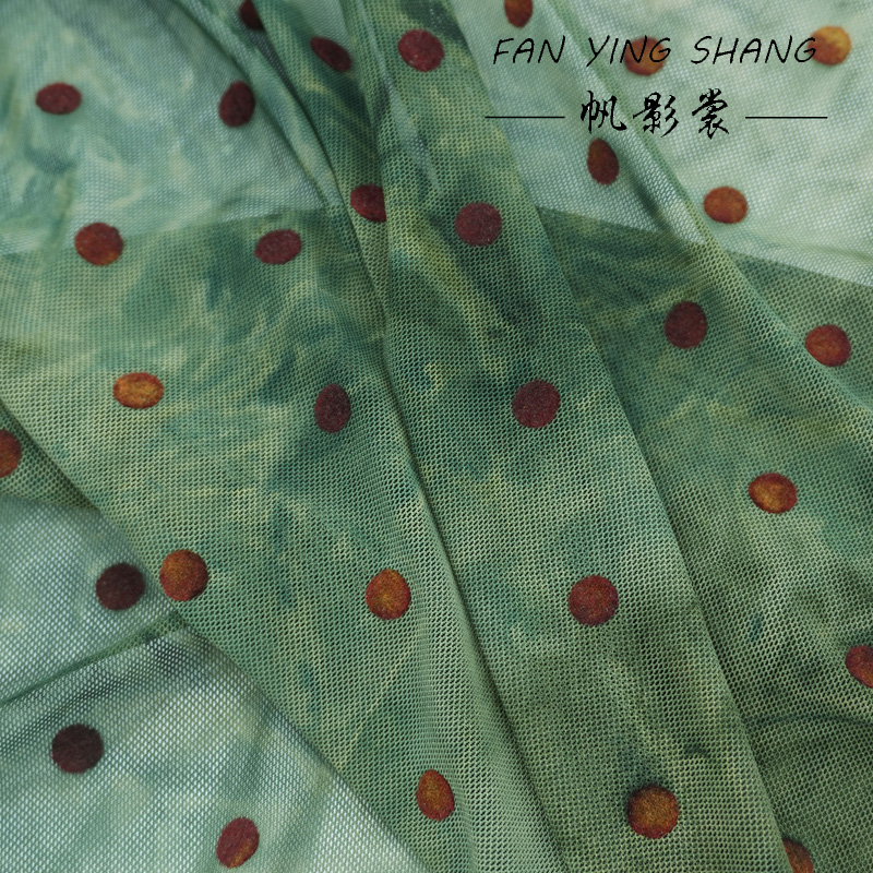 The Green Polka Dot Mesh Tie-D - Sewing Tie Dye incelemesi ve fiyatı
