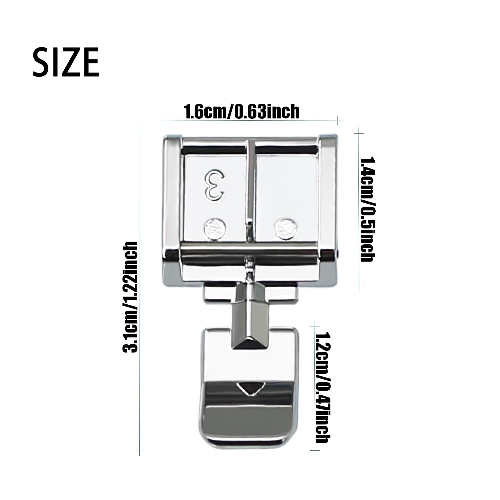 2Pcs #006905008 Zipper Presser - Zipper Foot Presser incelemesi ve fiyatı