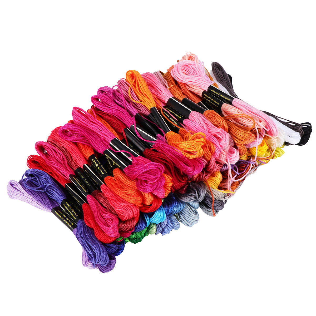 100Pcs 8M Multicolor Cross Sti - Embroidery Floss Thread incelemesi ve fiyatı
