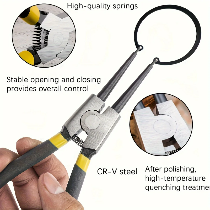 4 Pcs Snap Ring Pliers Set, 7  - Snap Button Plier incelemesi ve fiyatı