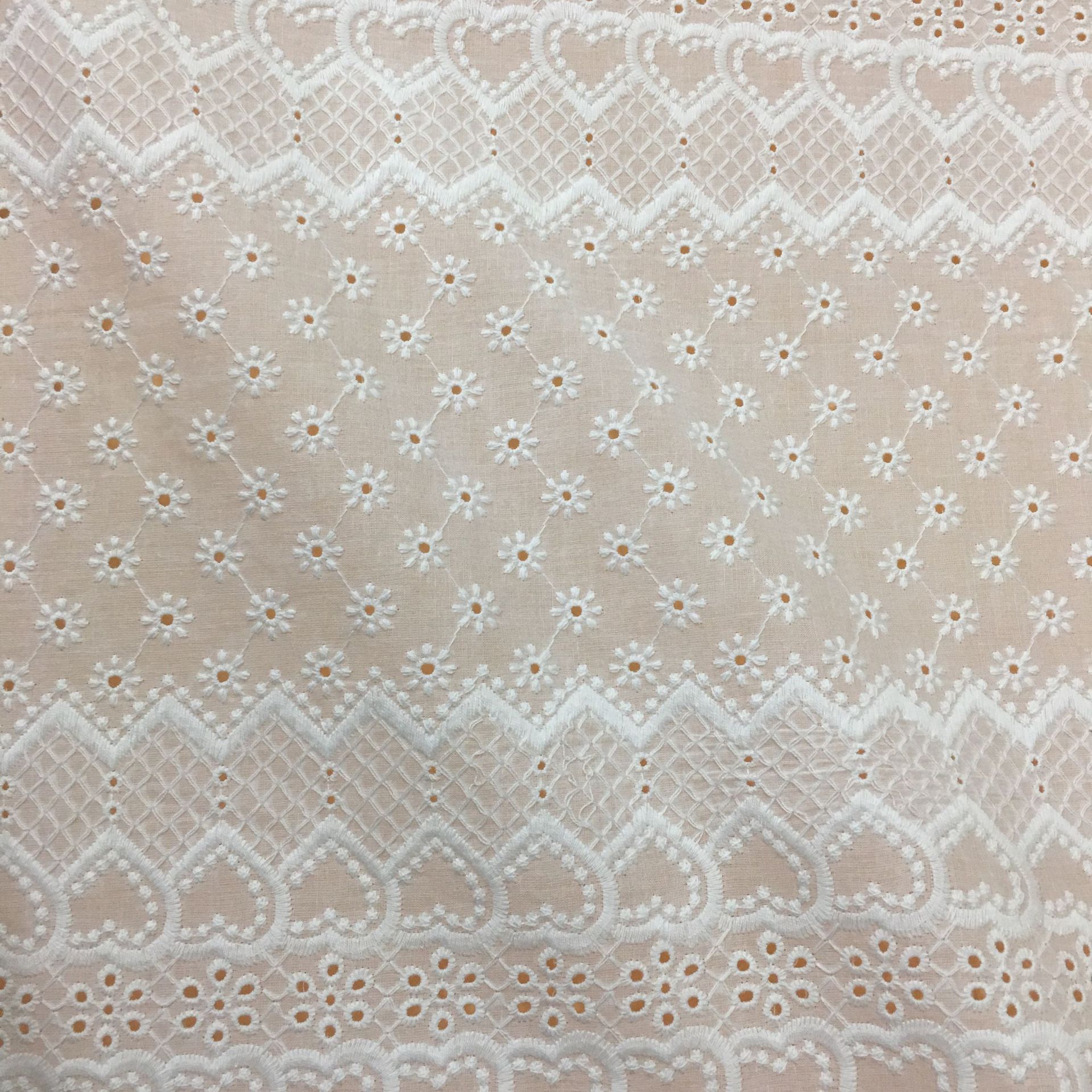 130cm Wide Thin Loving Design  - Sewing Eyelet Fabric incelemesi ve fiyatı