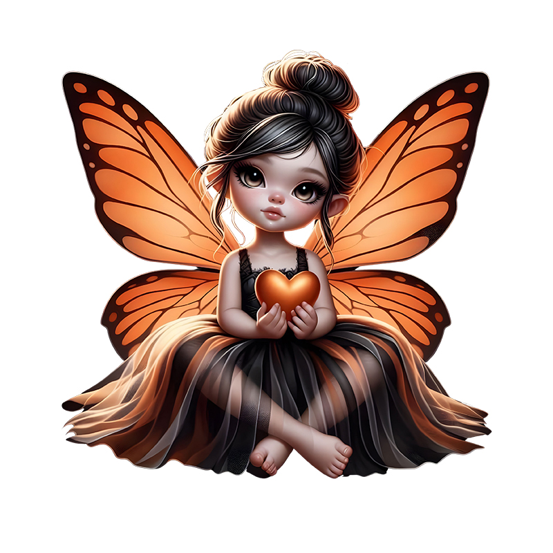 Cute Butterfly Elf Girl Iron O - Iron On Patch incelemesi ve fiyatı