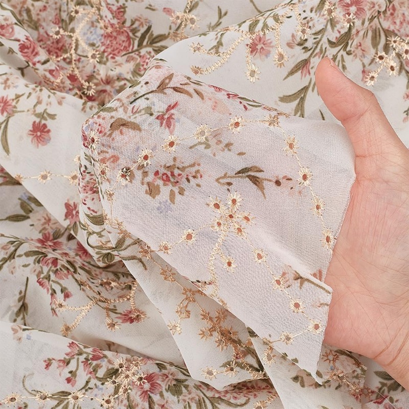 2 Yards/1.8m Embroidered Eyele - Sewing Eyelet Fabric incelemesi ve fiyatı