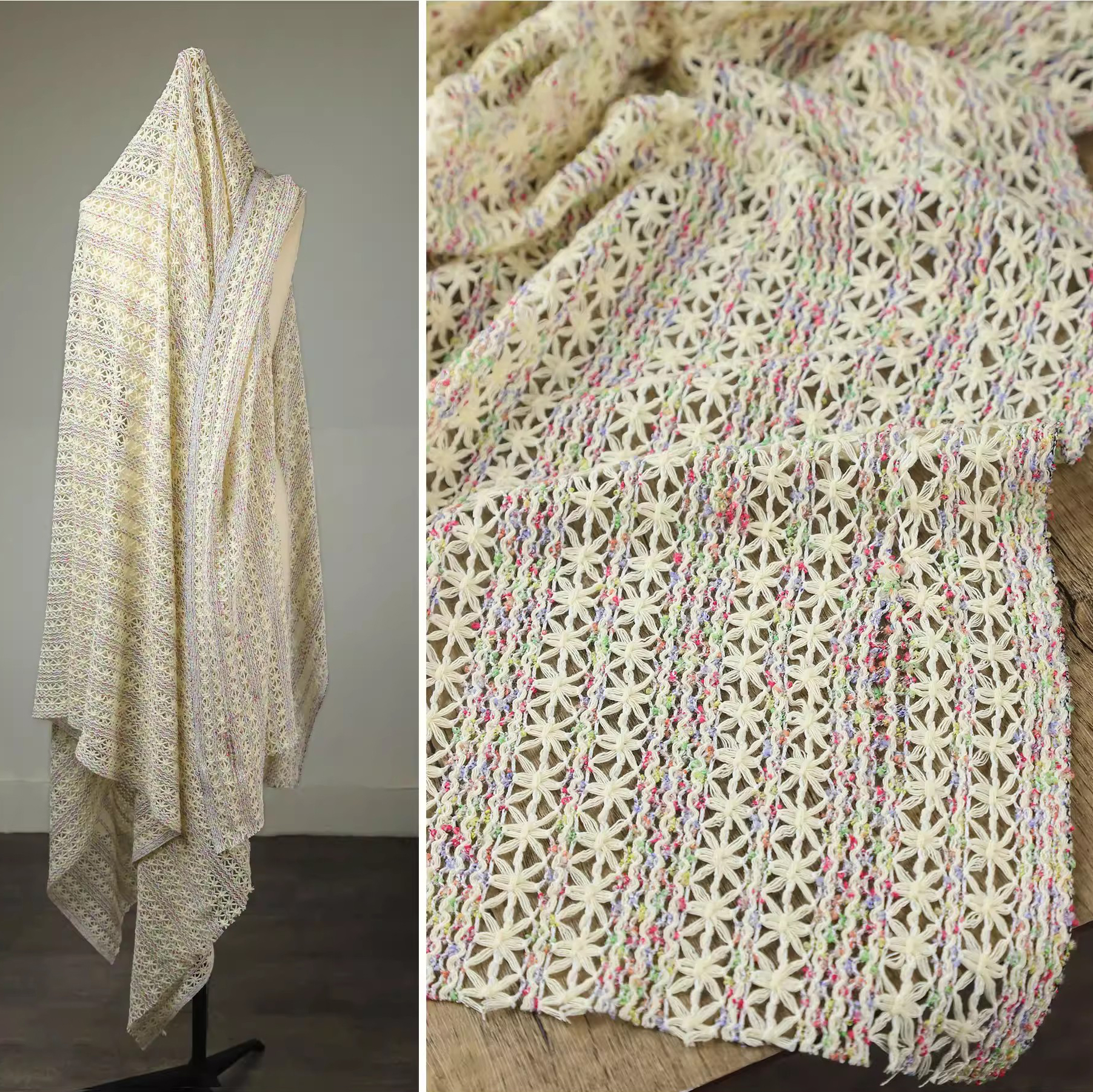1yard crochet knitting fabrics - Sewing Knit incelemesi ve fiyatı