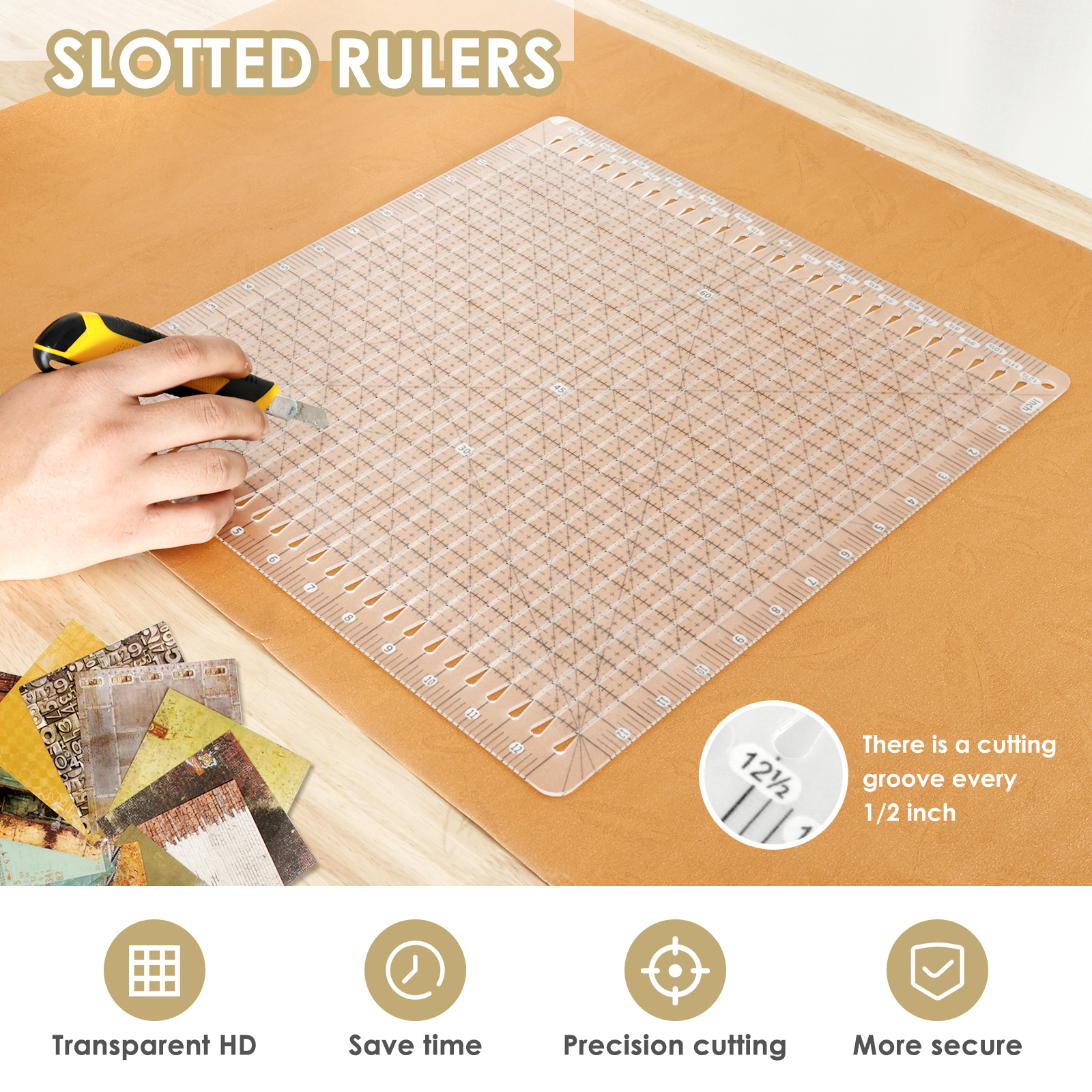 Quilting Ruler 12 x 12 Inches  - Quilting Ruler Square incelemesi ve fiyatı