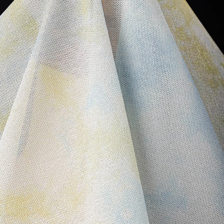 Tie Dye Knit Fabric Yellow Whi - Sewing Tie Dye incelemesi ve fiyatı