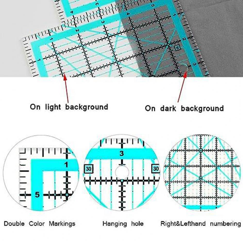 4Pcs Acrylic Quilting Ruler wi - Quilting Ruler Square incelemesi ve fiyatı