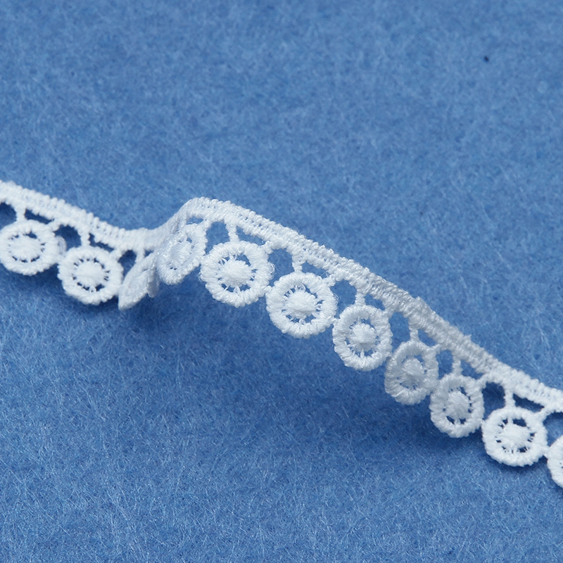 50Yds White Lace Ribbon Fabric - Sewing Eyelet Fabric incelemesi ve fiyatı