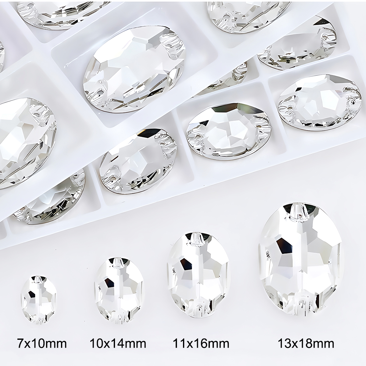 Oval Ellipse Crystal Clear Gla - Sewing V incelemesi ve fiyatı