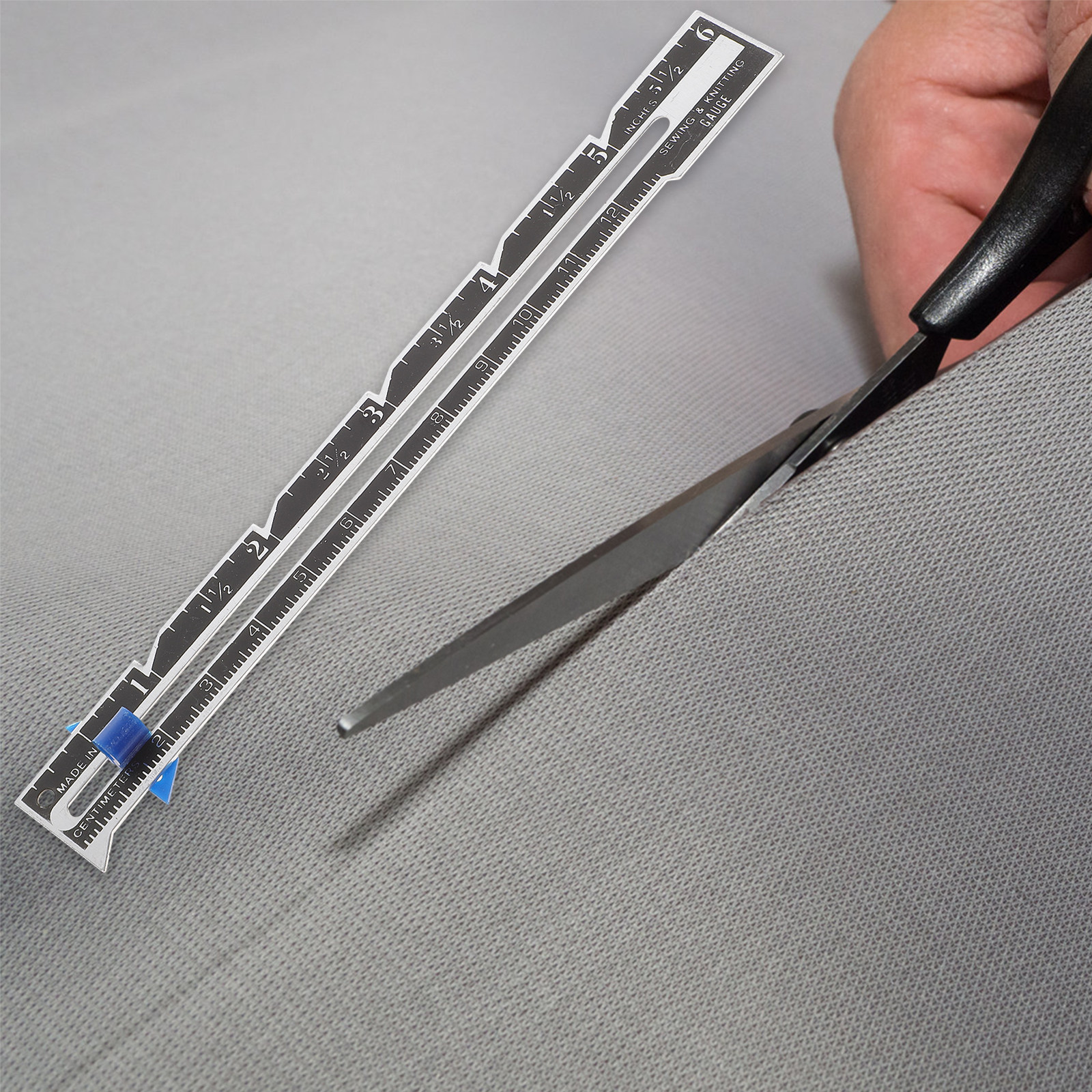 12Pcs Metal Quilting Ruler 6 I - Seam Gauge Metal incelemesi ve fiyatı