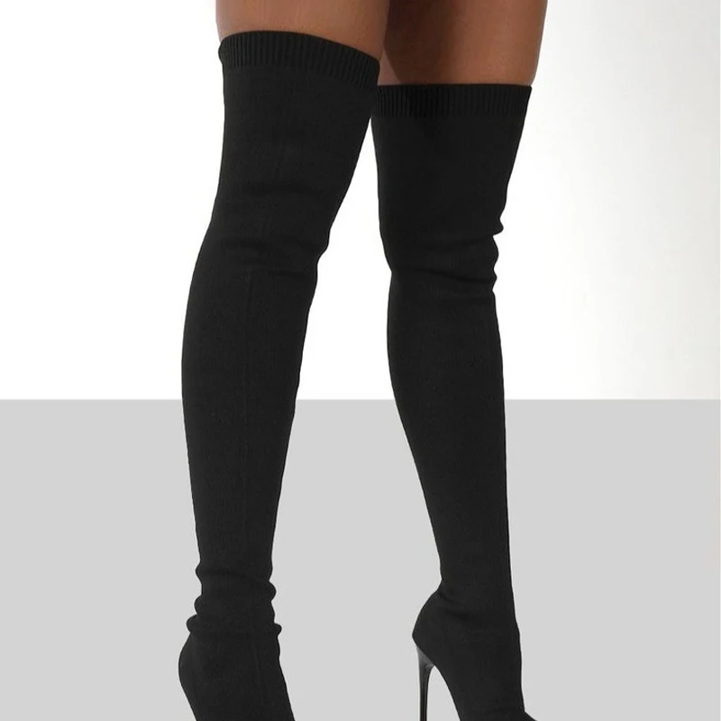 Women Autumn Over The Knee Boo - Sewing Knit incelemesi ve fiyatı