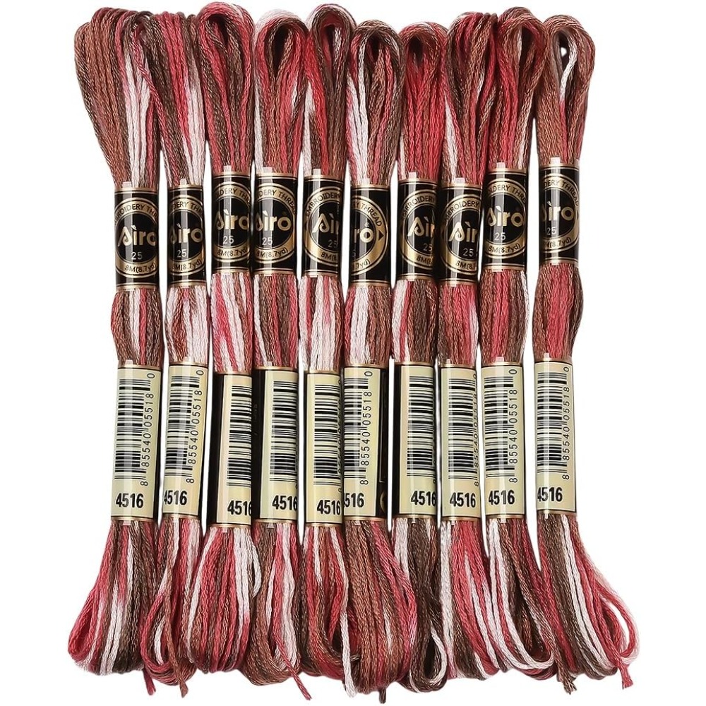 10 Skeins 6 Strands Red Embroi - Embroidery Floss Thread incelemesi ve fiyatı