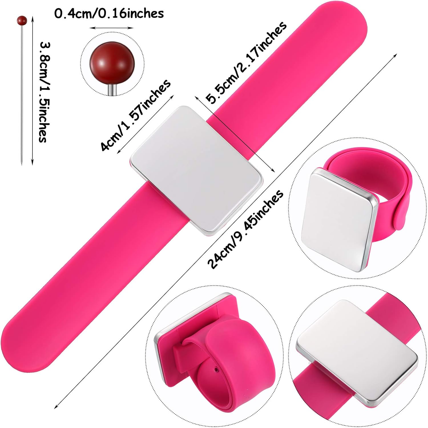 Magnetic Wrist Sewing Pincushi - Sewing Production incelemesi ve fiyatı