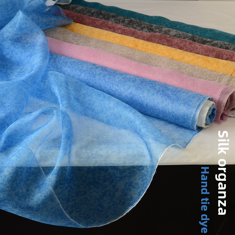 Tie-dye Silk Organza Fabric fo - Sewing Tie Dye incelemesi ve fiyatı