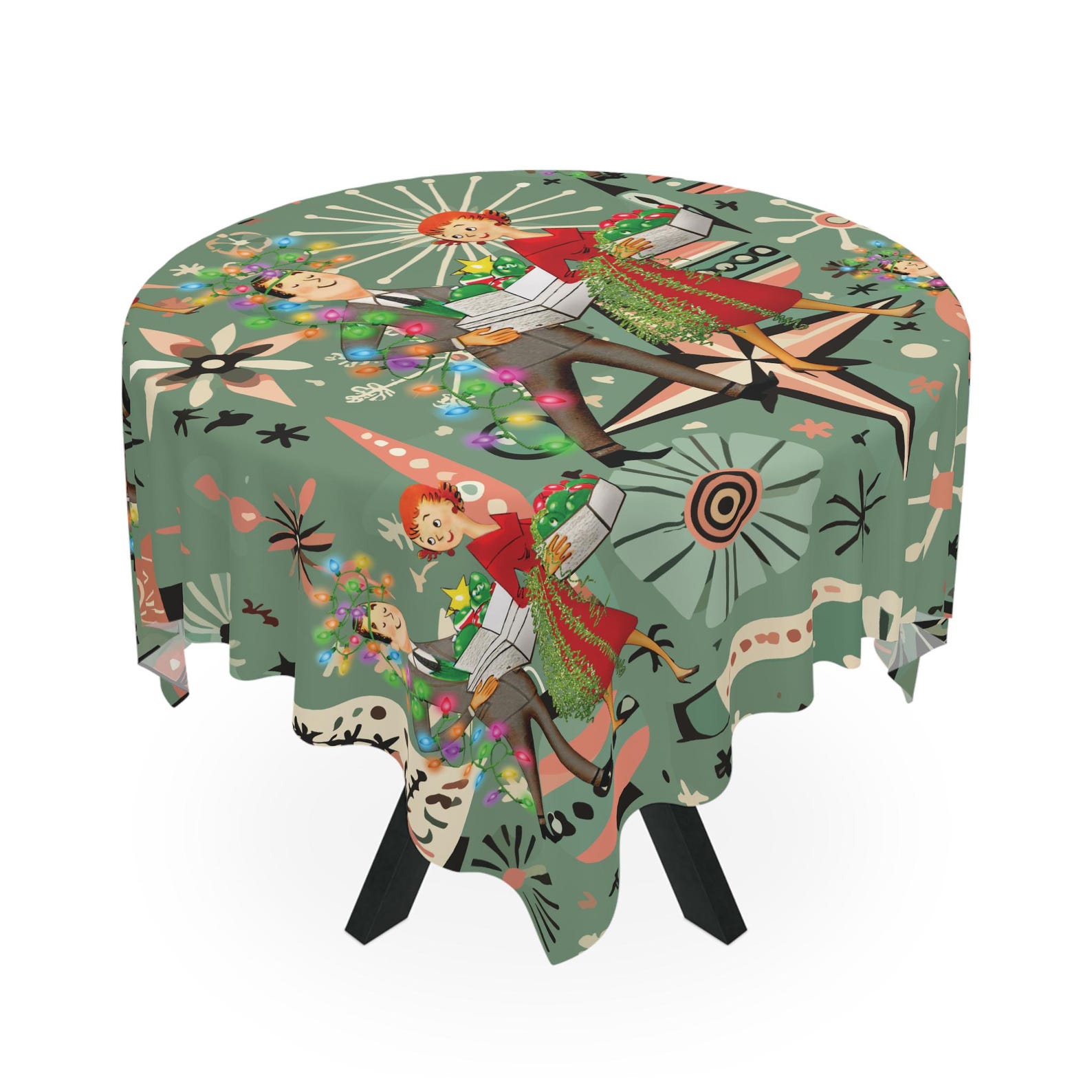 Retro 1950s Kitsch Christmas S - Century Textile & Sewing Supply Online Shopping incelemesi ve fiyatı