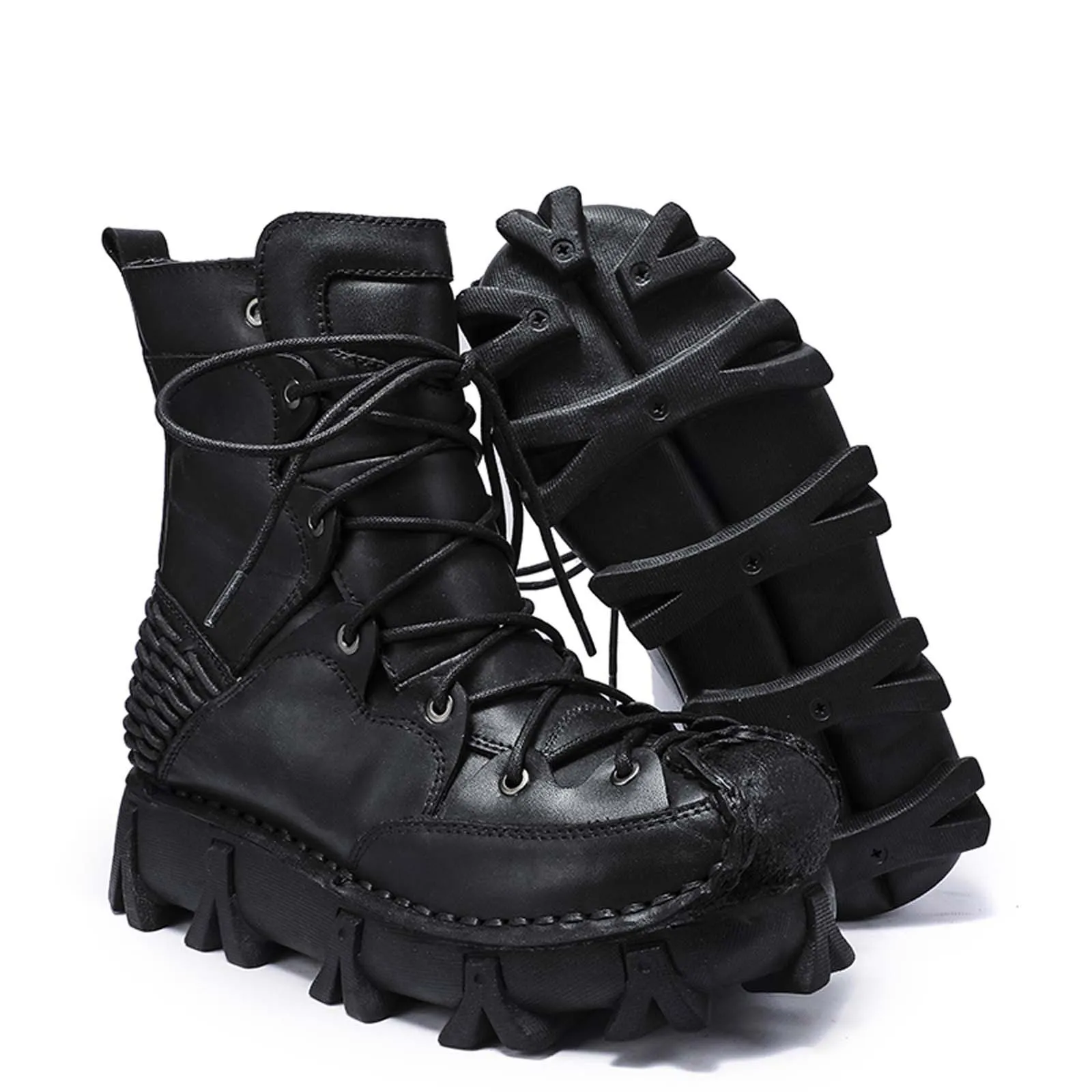 Fashion Genuine Leather Motorc - Sewing Knit incelemesi ve fiyatı