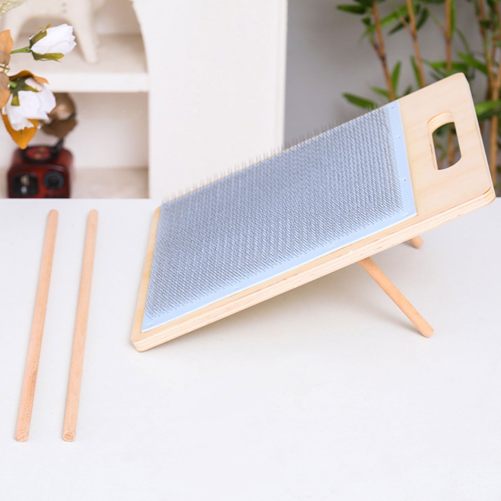 Wool Blending Board Wooden Woo - Textile Sewing Support incelemesi ve fiyatı