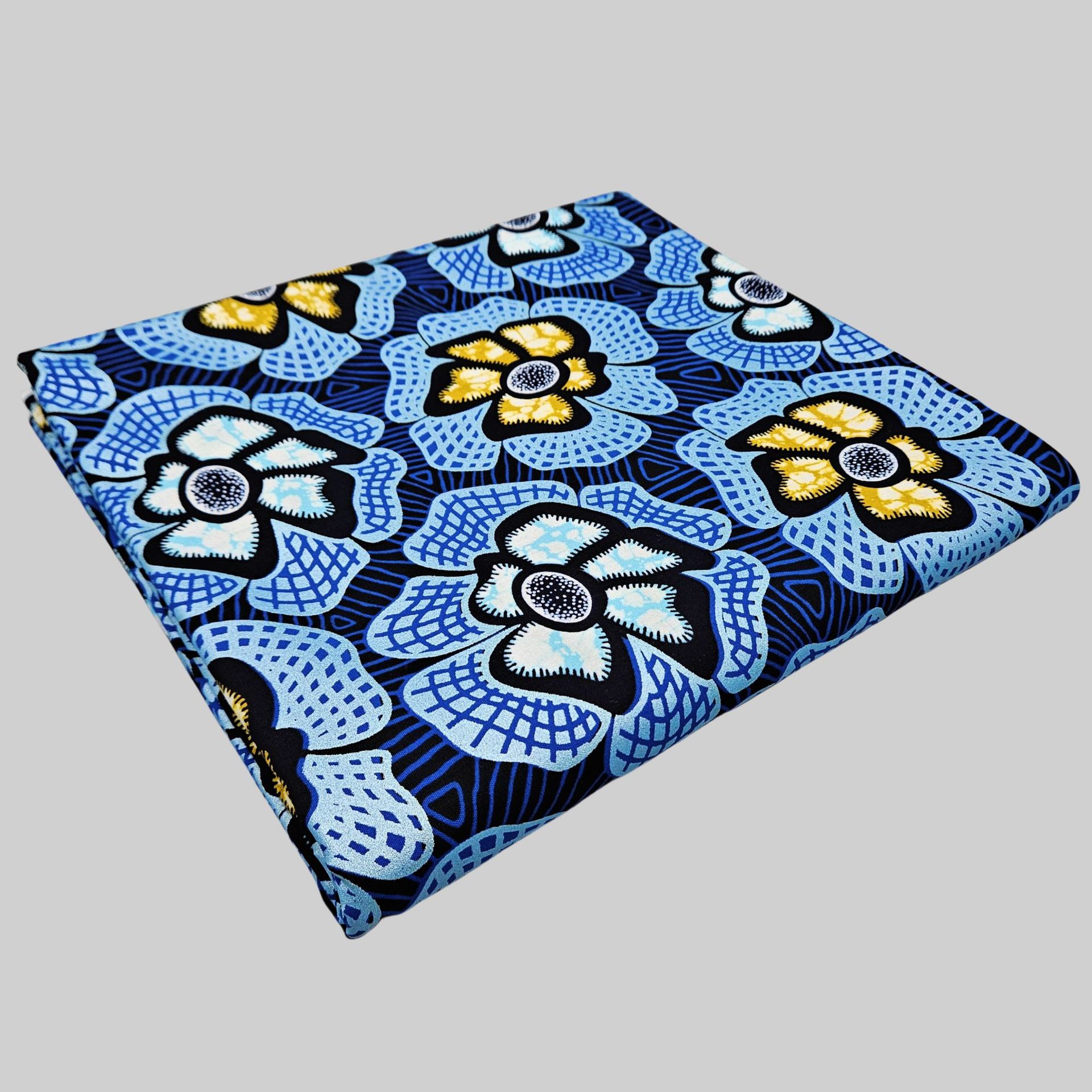 6Yards Long Blue Cotton Africa - Sewing Batik incelemesi ve fiyatı