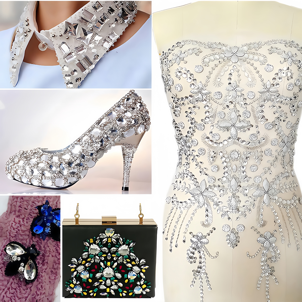 S Shape Sew On Rhinestone Crys - Sewing V incelemesi ve fiyatı