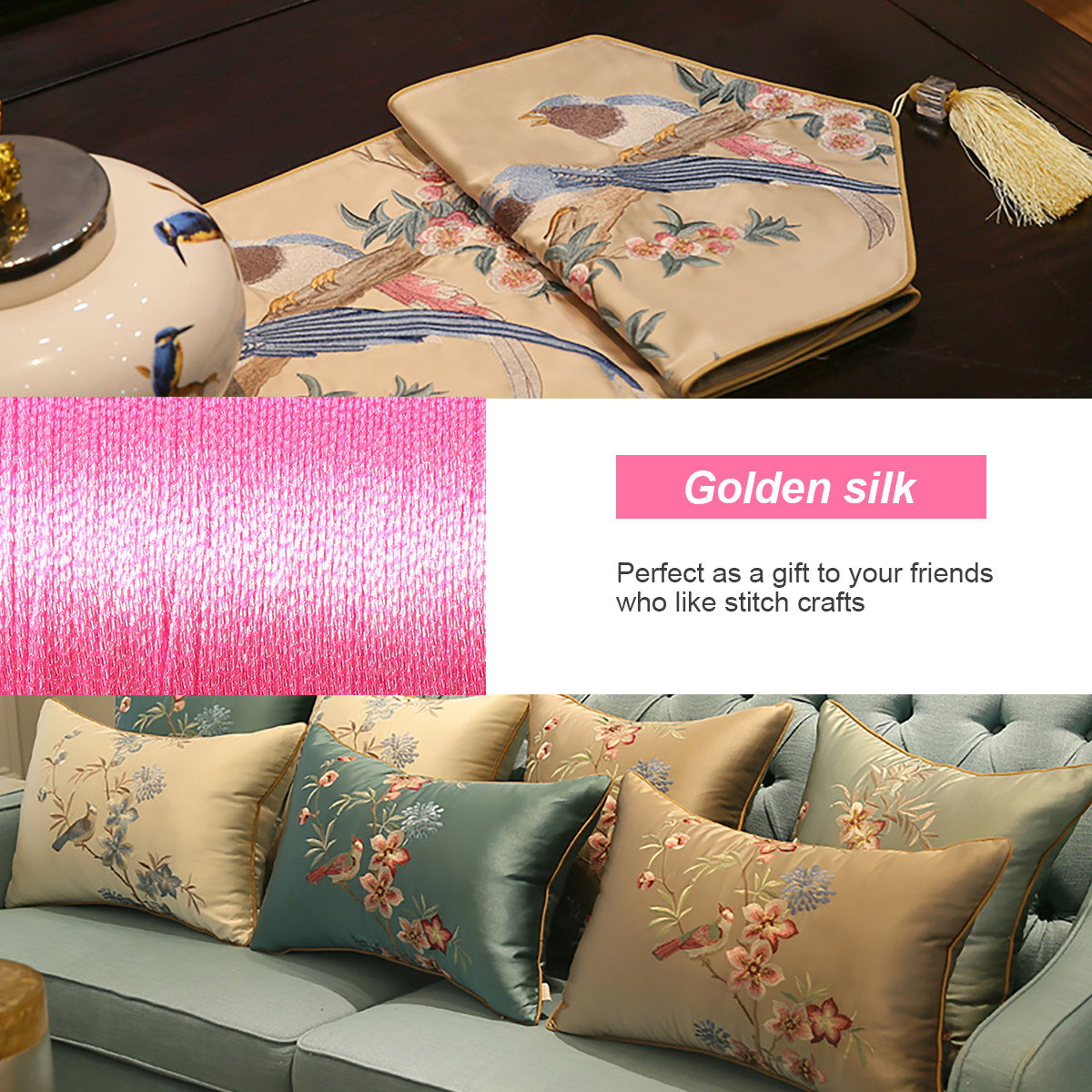 4 Rolls Sewing Thread Embroide - Embroidery Floss Thread incelemesi ve fiyatı