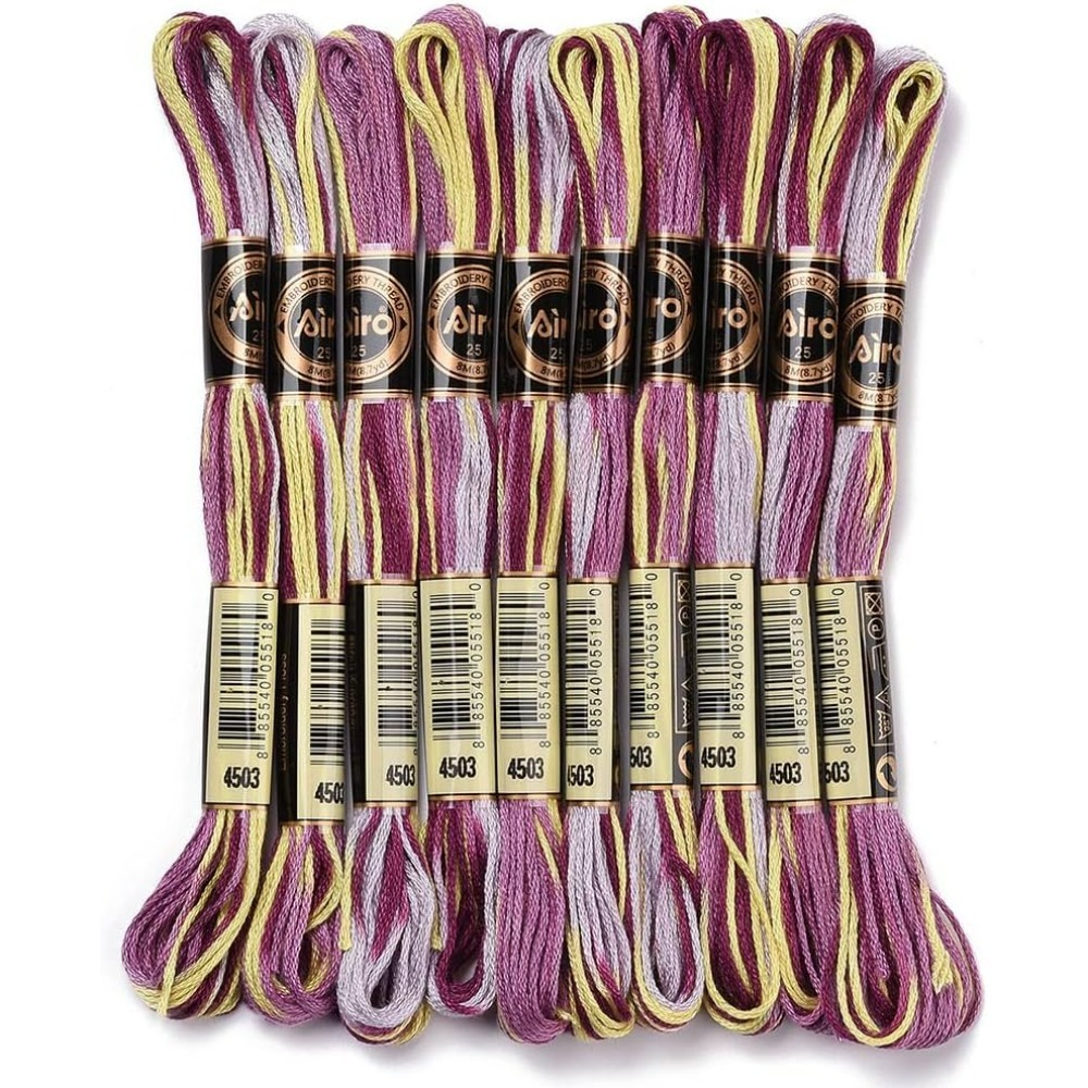 6 Strands Purple Variegated Em - Embroidery Floss Thread incelemesi ve fiyatı
