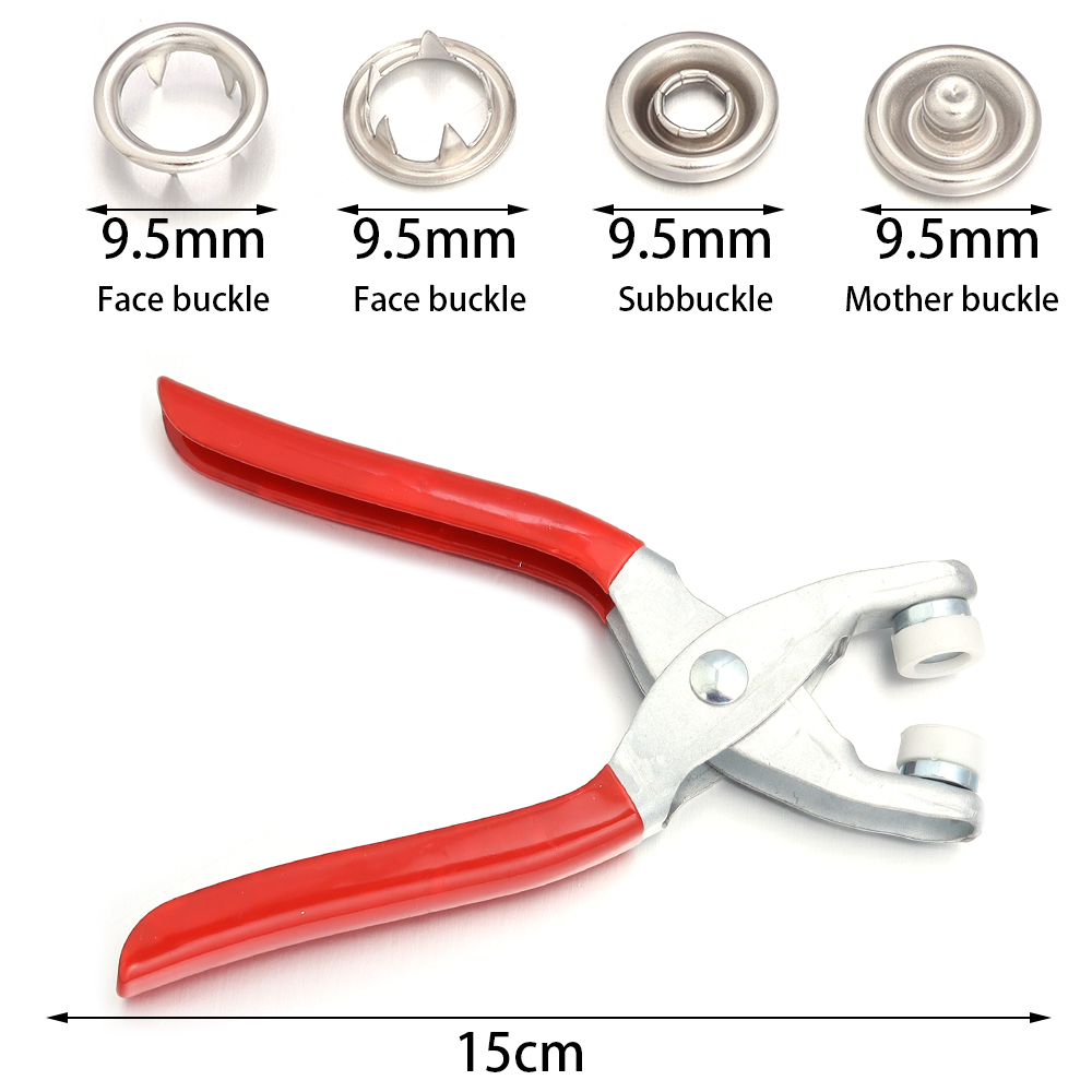 50sets 7.5/9.5/11mm Stainless  - Snap Button Plier incelemesi ve fiyatı