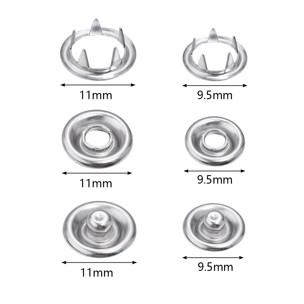 50sets 7.5/9.5/11mm Stainless  - Snap Button Plier incelemesi ve fiyatı