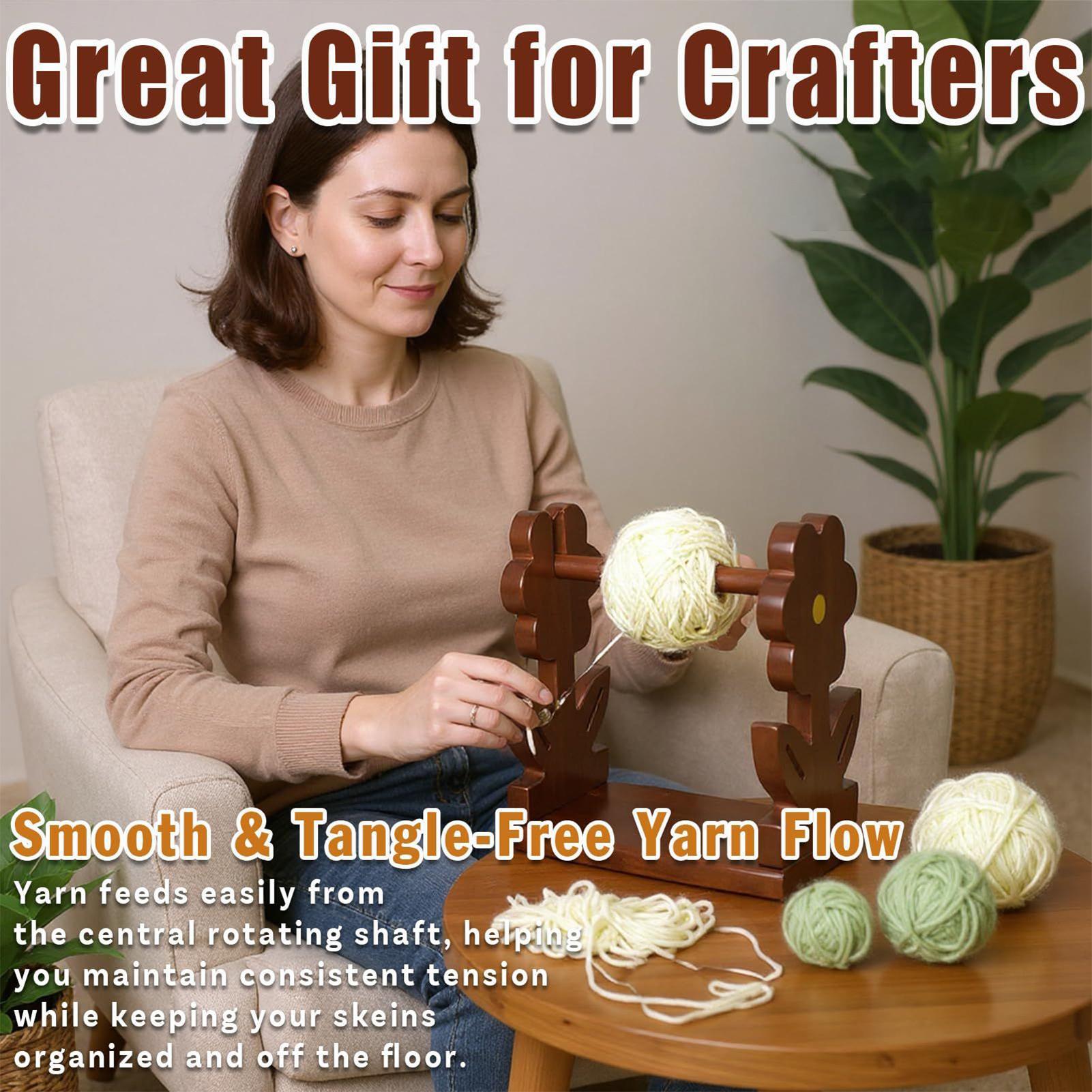 Yarn Holder Wooden Yarn Holder - Sewing Knit incelemesi ve fiyatı