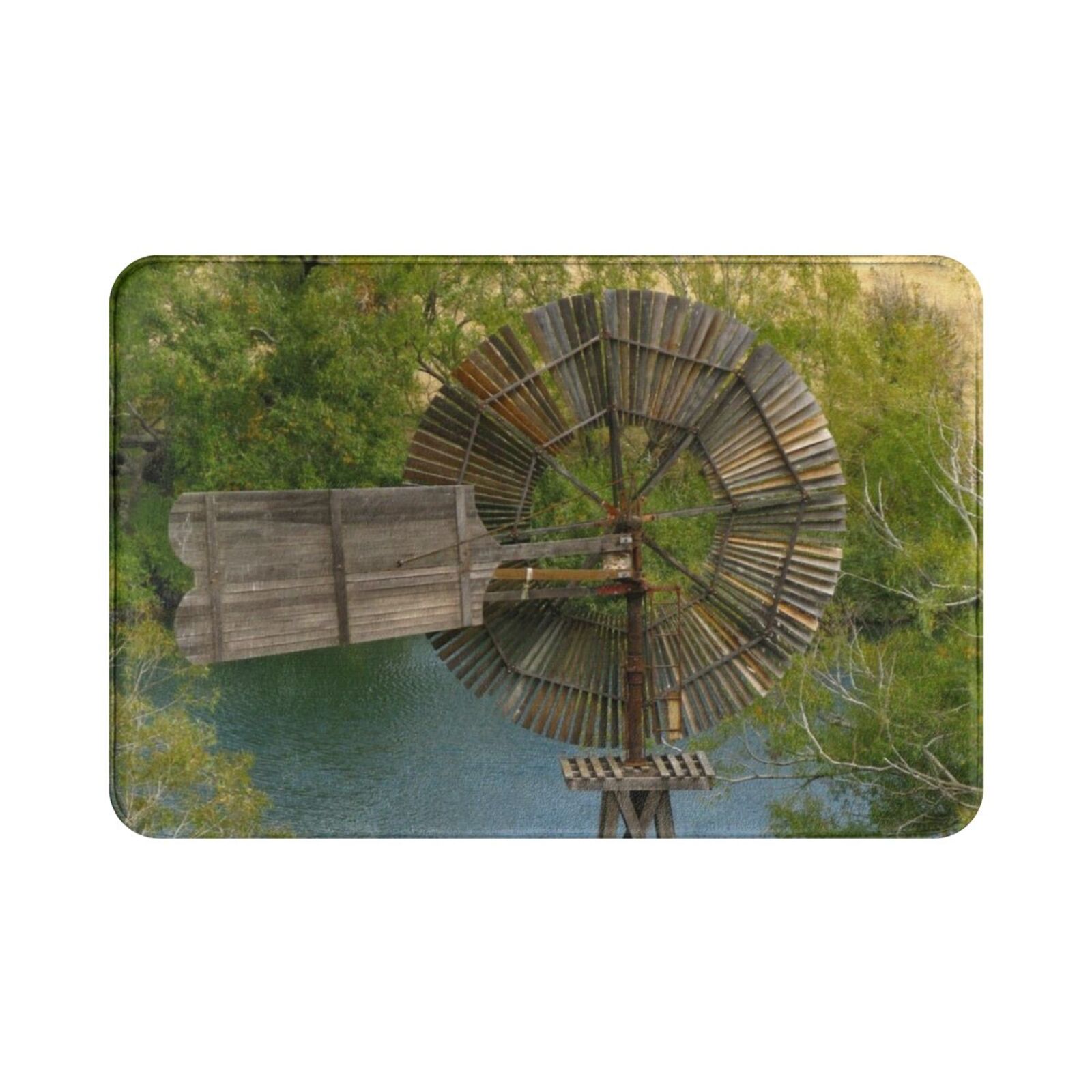 Wooden Windmill Carpet Mat Rug - Century Textile & Sewing Supply Online Shopping incelemesi ve fiyatı