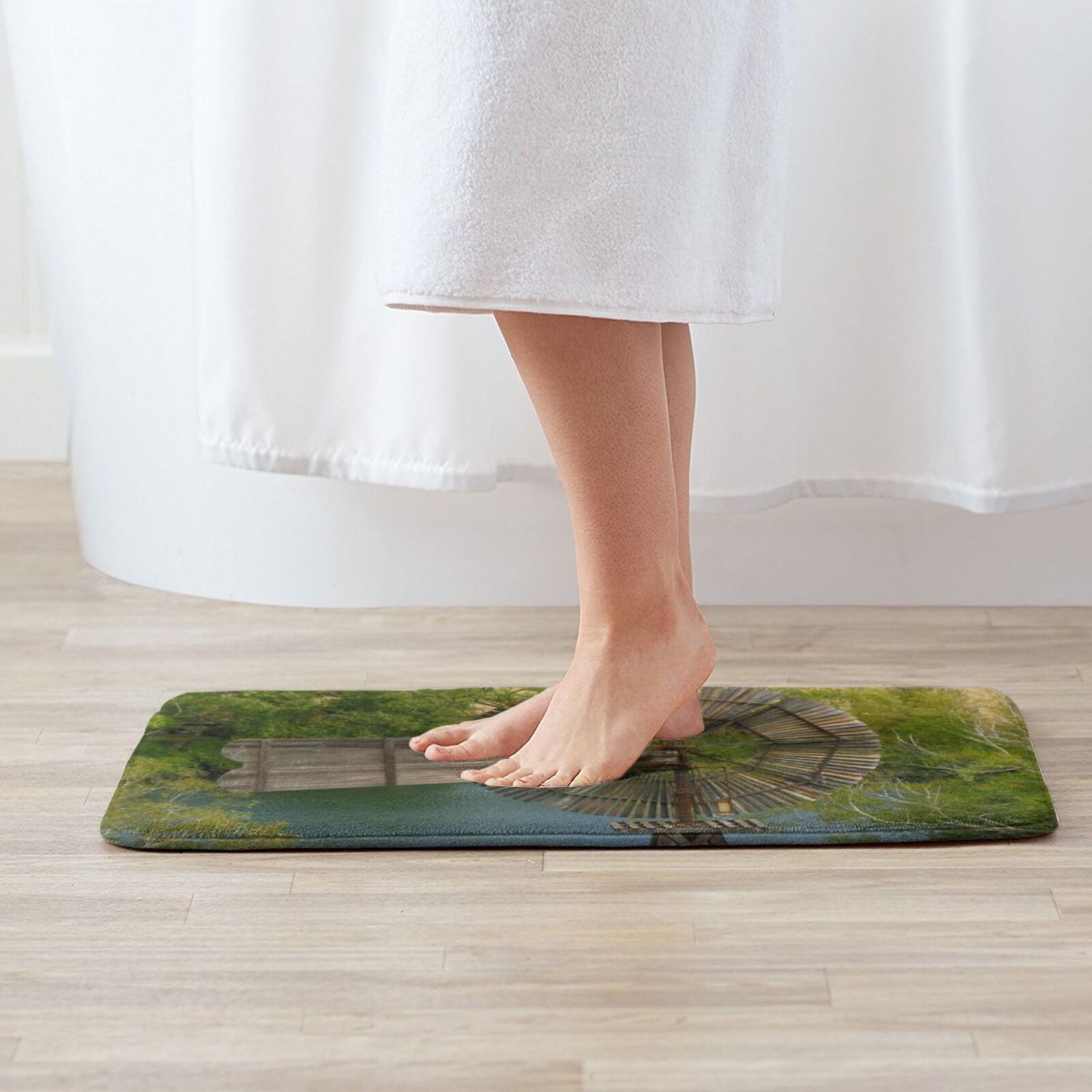 Wooden Windmill Carpet Mat Rug - Century Textile & Sewing Supply Online Shopping incelemesi ve fiyatı