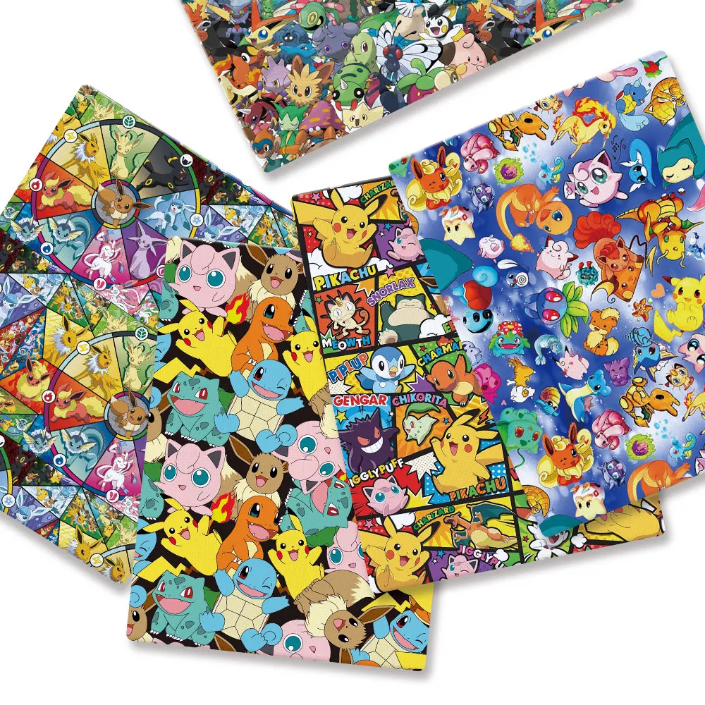 Pokemon Cartoon Fabric140*50cm - Sewing Production incelemesi ve fiyatı