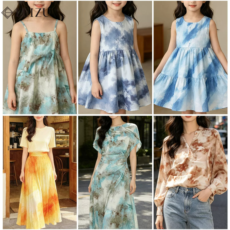 30D Tie Dye Chiffon Fabric Ink - Sewing Tie Dye incelemesi ve fiyatı