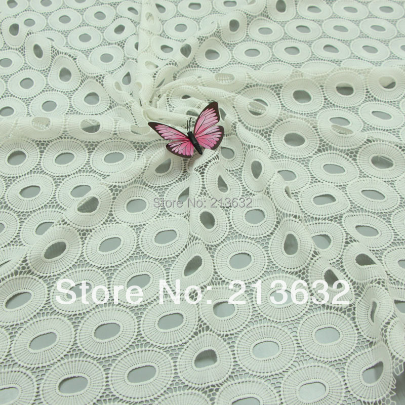 High-End White Fabrics Embroid - Sewing Eyelet Fabric incelemesi ve fiyatı